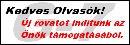 Köszönet a támogatásokért!
